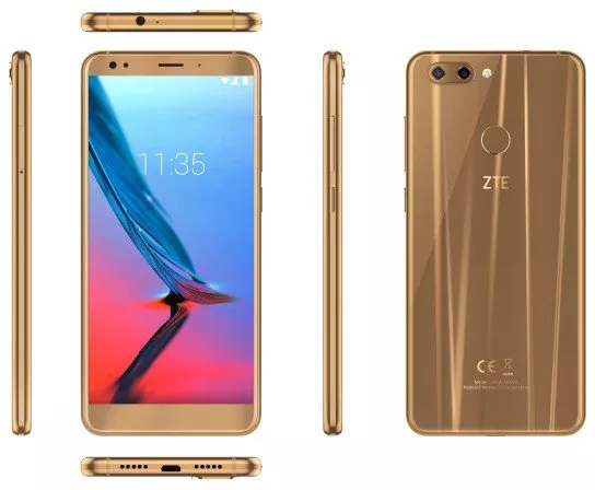 Смартфон ZTE Blade V9 3Gb/32Gb Gold - фото2